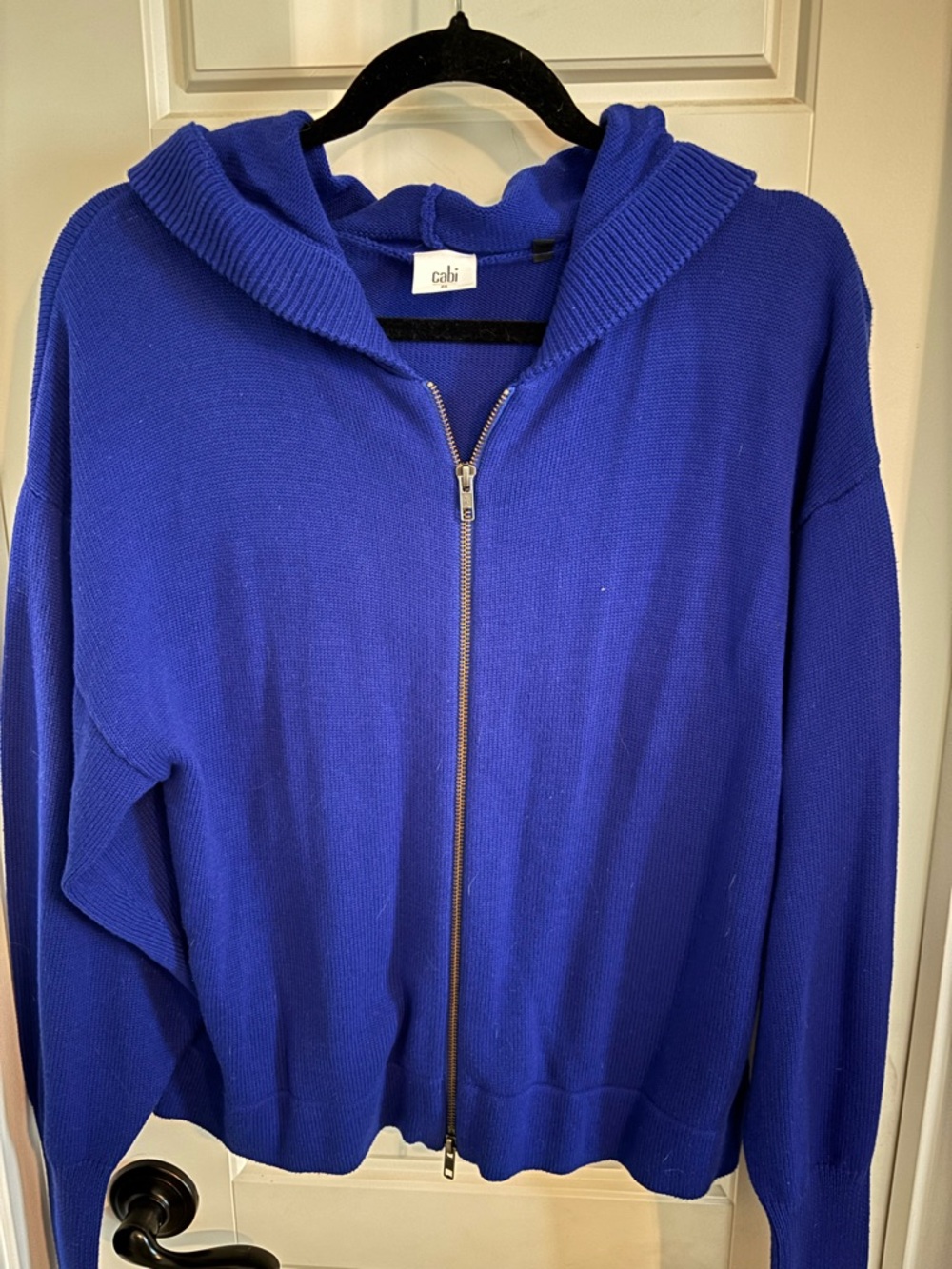 CAbi Electric Blue Zip-Up Hoodie